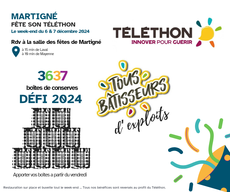 Telethon programme réseau 1